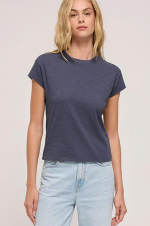 Z Supply Modern Slub Tee in Worn Blue
