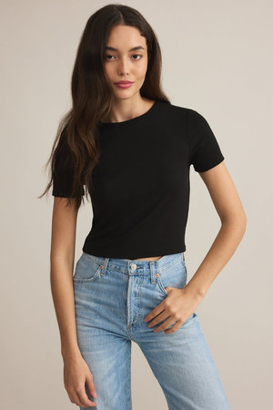 Z Supply Second Skin Top in Black