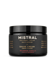 Mistral Men's Shave Cream in Bourbon Vanilla