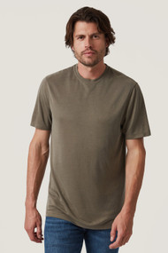 34 Heritage Pique Tee in Smokey Olive