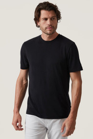 34 Heritage Pique Tee in Black