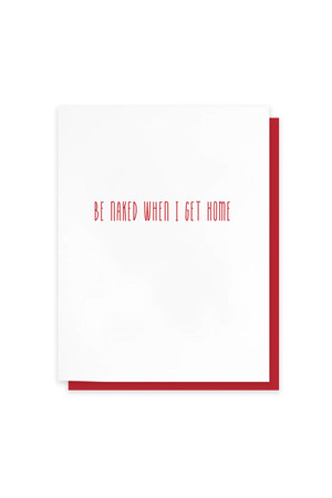 Cardideology Be Naked Card