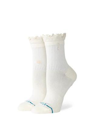 Stance Ruffle Quarter in Canvas