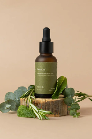 Fern & Petal Breathe Essential Oil Roller Refill