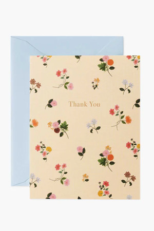 Rifle Paper Co. Ditsy Dahlia Thank You Card
