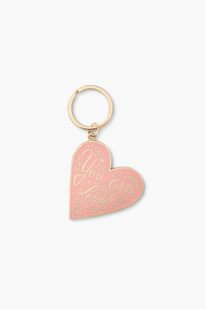 Rifle Paper Co. You Are Loved Enamel Keychain