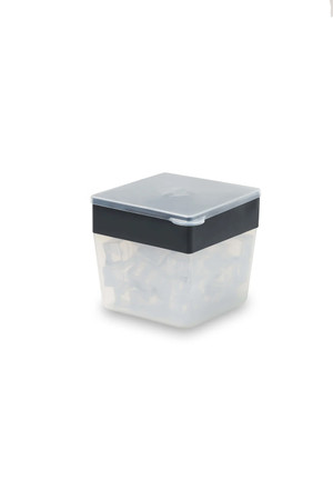 W&P Ice Cube Tray & Storage Bucket in Charcoal