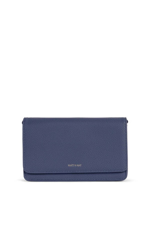 Matt & Nat Bee Grain Crossbody Bag in Blueberry