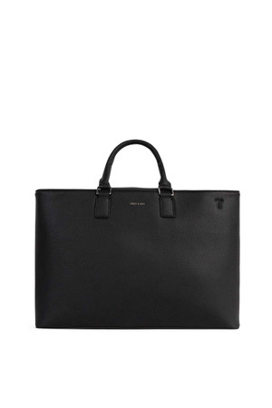 Matt & Nat Sevyn Grain Satchel in Black