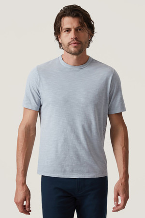 34 Heritage Slub Crew Neck Tee in Blue Fog