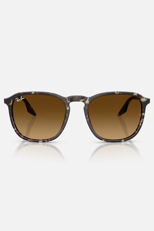 Ray-Ban 0RB2203 Sunglasses in Havana Yellow Turtle + Brown Gradient