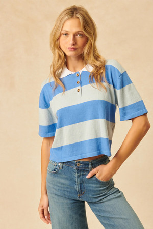 John + Jenn Tarik Polo in Bluebell
