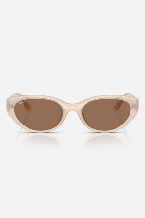 Ray-Ban 0RB4457 Sunglasses in Opal Beige + Dark Brown