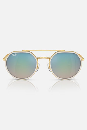 Ray-Ban 0RB3765 Sunglasses in Arista + Blue Mirror