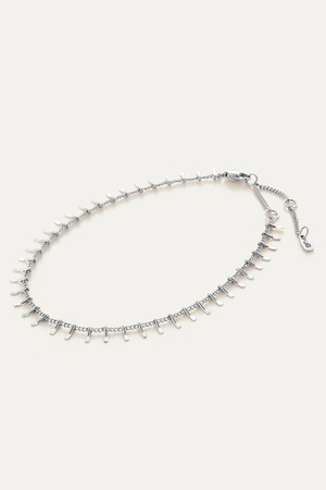 Jenny Bird Lumi Anklet in Platinum