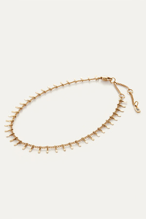 Jenny Bird Lumi Anklet in High Polish Gold