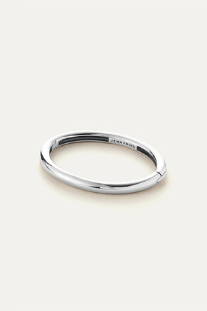 Jenny Bird Gia Bangle in Platinum
