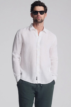 Mavi Linen Shirt in White