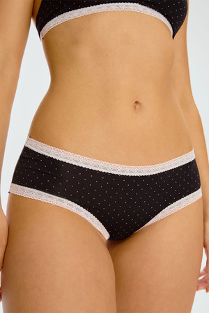 Blush Micro Hipster in Pin Dot