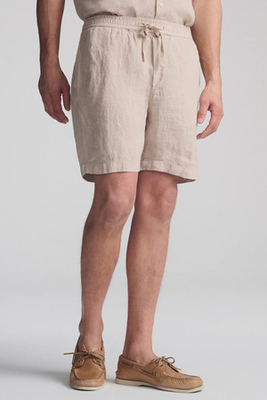 Mavi Linen Shorts in Sand