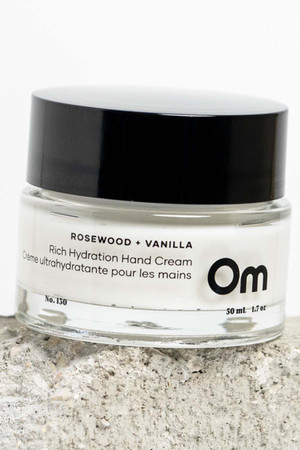 Om Organics Rosewood + Vanilla Rich Hydration Hand Cream