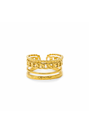 Lover's Tempo Billie Ring in Gold