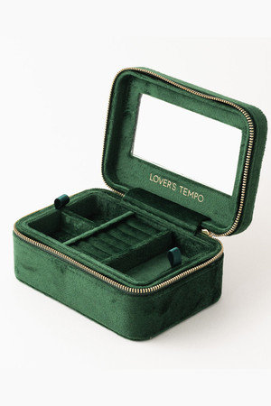 Lover's Tempo Treasure Jewelry Box in Emerald