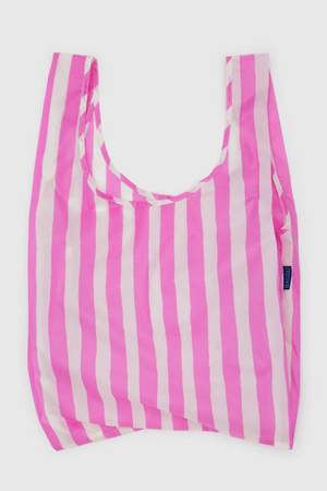 Baggu Standard Bag in Pink Painted Stripe