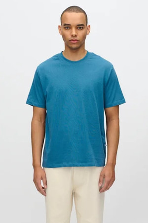 Minimum Aarhus 2.0 Tee in Blue Ashes