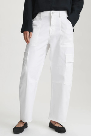 Mavi Vinnie in White Casual Twill