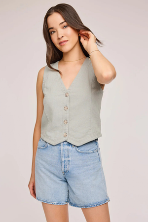 Gentle Fawn Kyra Vest in Aloe