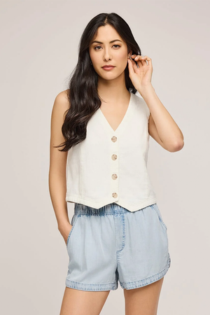 Gentle Fawn Kyra Vest in White