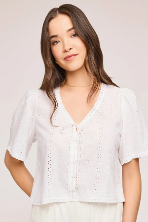 Gentle Fawn Jessa Top in White