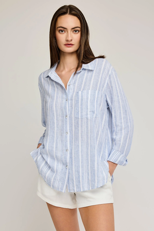 Gentle Fawn Luka Top in Blue Stripe