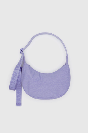 Baggu Small Nylon Crescent Bag in Wisteria