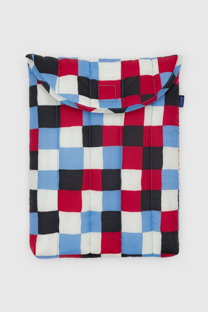 Baggu Puffy Laptop Sleeve 14" in Painted Check