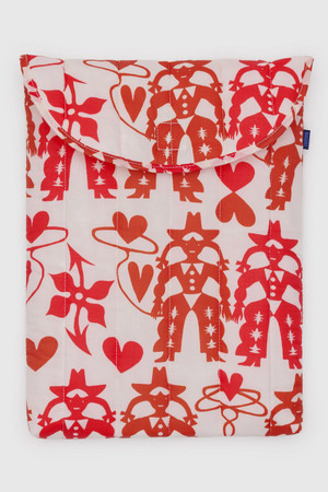 Baggu Puffy Laptop Sleeve 16" in Cowgirl