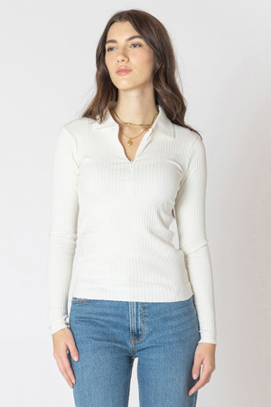 Dex Half Zip in Ivory