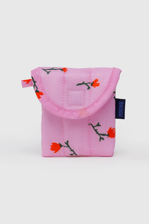 Baggu Puffy Earbuds Case in Painted Wildflower