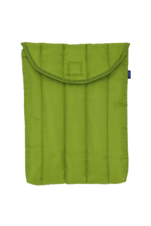 Baggu Puffy Laptop Sleeve 14" in Green Juice