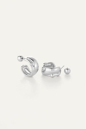 Jenny Bird Sees Hoops in High Polish Silver