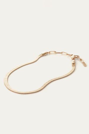 Jenny Bird Zeina Anklet in High Polish Gold