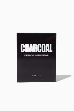 Lapcos Charcoal Exfoliating + Cleansing Pad 5 Pack