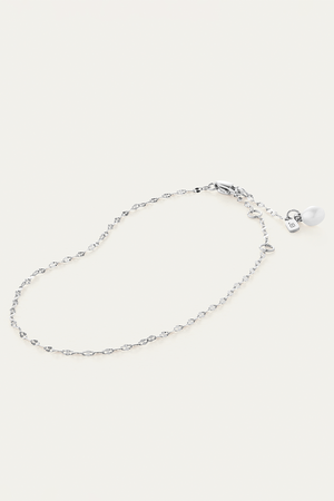 Jenny Bird Capri Anklet in Platinum