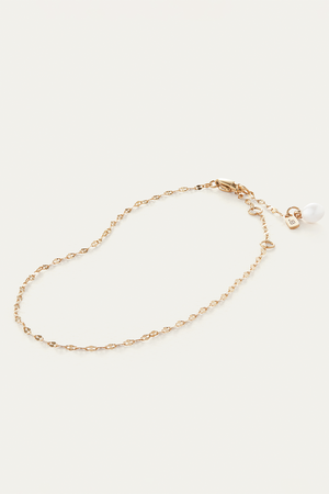 Jenny Bird Capri Anklet in High Polish Gold