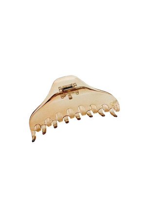 Chelsea King French Claw Clip in Honey