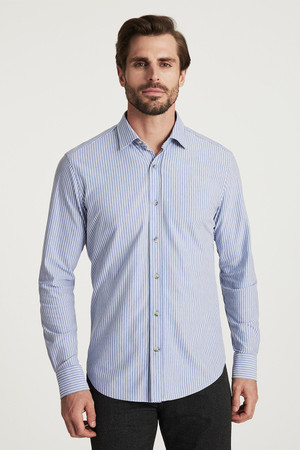 34 Heritage Striped Shirt in Blue