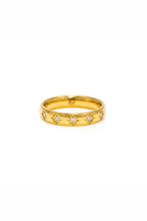 Lover's Tempo Supernova Ring in Gold