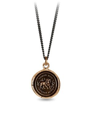 Pyrrha Feel The Fear Talisman in Bronze 18"