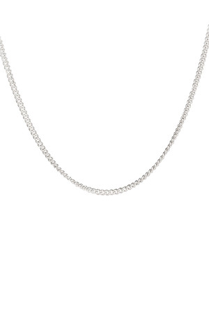 Pyrrha Bright Silver 40GA Curb Chain 22"